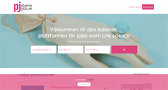 Desktop Screenshot of pharmajobb.se
