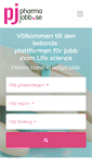 Mobile Screenshot of pharmajobb.se